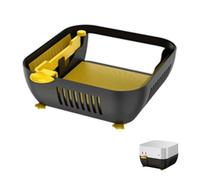 Support pour Mac mini M4 Pro - Anti-poussière - Base de dissipation de la chaleur - Avec levier de démarrage avant - Station d'accueil verticale de 9 cm pour le stockage et le refroidissement de