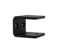 Support pour main courante design noire carrée