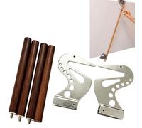 Support pour Main d'Artiste Lot De 2 Barres De Chevalet Pour Toile | Stabilisateur Main Artiste Pour Esquisse Travail De Détails Maison Intérieur Extérieur Salle De C