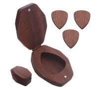 Support pour médiator de guitare, support de médiator de guitare avec valise, support de médiators de guitare avec boîte en bois pour médiators de guitare, pics de guitare avec valise, étui de