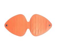 Support pour médiators de guitare basse - Sac de rangement pour médiators de guitare en cuir PU, sac portable pour accessoires de guitare acoustique ou électrique, basse, marron, Voir description