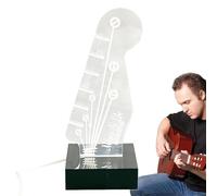 Support Pour Médiators De Guitares - Rangements En Acrylique, Boîte D'affichage Lumineuse, Accessoire De Guitares Anti-poussière | Étui De Rangement Pour Amateurs De Musique Et Joueurs Guitare, Co