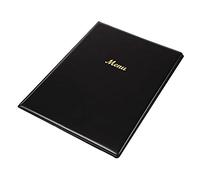 Support pour menu A4 Noir