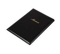 Support pour menu A5 Noir