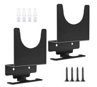 Support pour meuleuse d'angle - Étagère de rangement - Porte-outils - Support mural avec vis pour outils électriques - Lot de 2 supports pour montage mural pour ponceuses, machines à tronçonner
