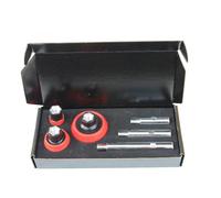 Support pour meuleuse d'angle, support de plaque de polissage 1/2/3" avec filetage M14, adaptateur en acier inoxydable de 75 mm/100 mm/140 mm pour ponçage et lavage de voiture