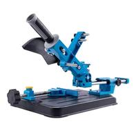 Support pour Meuleuse D'angle, Support en Aluminium Robuste pour Meuleuse 100/115/125 Mm, Support de Bureau avec Tige Coulissante Réglable Et Pince Fixe À 45°, Profondeur de Coupe 0-40 Mm