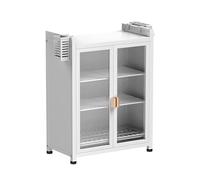 Support pour Micro-Ondes avec égouttoir à Vaisselle et Armoire de Rangement de Cuisine - Solution Gain de Place pour l'organisation du Plan de Travail et des ustensiles de Cuisine
