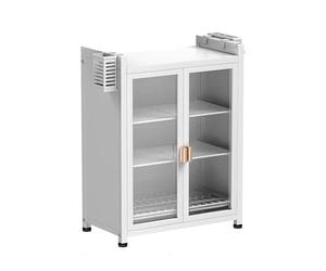 Support pour Micro-Ondes avec égouttoir à Vaisselle et Armoire de Rangement de Cuisine - Solution Gain de Place pour l'organisation du Plan de Travail et des ustensiles de Cuisine