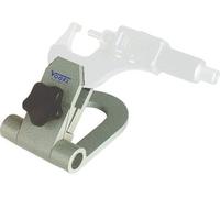 Support pour micromètre jusqu'à 100 mm avec précision réglable, idéal pour les mesures et étalonnages dans les ateliers et les laboratoires.