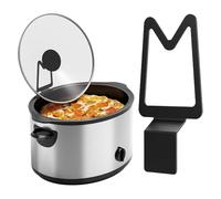 Support pour mijoteuse - Gadgets de cuisine en acier inoxydable, support antidérapant pour couvercles de casserole avec base stable, organisateur de couvercles pour économiser de l'espace, support de