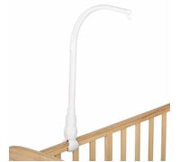 Support Pour Mobile De Lit Bébé Bras Suspendu Fixation Universelle Pour Jouets Sans Doudou Ni Clochettes Coloris Blanc Label