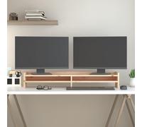 Support pour Moniteur 100x24x16 cm Bois de Pin Solide Ecran Ordinateur vidaXL
