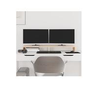 Support pour moniteur 100x27x10 cm Bois de pin solide 813949