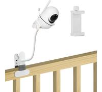Support pour Moniteur bébé GHB, Support Babyphone Universel pour GHB/Vtech/ieGeek/Phi-Lips Majorité Caméra Bébé, Support Flexible avec Connexion à Vis 1/4, Support de Serrage Sécurité