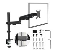 Support pour Moniteur Bras pour Moniteur Vérin à Gaz 17-32" 10kg Noir