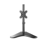 Ewent Support Ecran PC, Support Moniteur pour Écrans LCD LED de 13 à 32 Pouces, Support de Moniteur Simple avec Base Solide, Inclinaison réglable ± 45°, pivotement 360°, VESA 75/100 mm, jusqu'à 8 kg