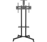 Support pour moniteur TV - mobile - avec support pour appareil photo - réglable en hauteur jusqu'à