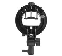 Support pour monture Bowens, support de type S pour flash cobra, boîte à lumière et snoot.