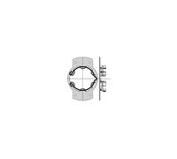 Support moteur tête étoilée SOMFY Ø50 pour joue alu avec pion Ø12