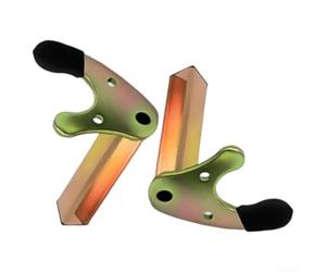 Support pour moto U Galvanisé 2pcs Acier pour robuste Support | Acier galvanisé incassable, traité norme DIN, résiste chocs et météo, durée de vie 5 ans garantie