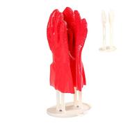 Support pour moufles de comptoir, support de séchage pour moufles de comptoir - Organisateur de moufles de lavage réutilisable avec sortie de drainage pour chapeau, moufles, lingettes