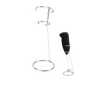 Support pour mousseur à lait en acier inoxydable, support de machine à mousse portable, fouet à œufs électrique, support de mélangeur de boissons, peut contenir plusieurs types de mousseurs à café