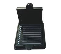Support pour notes adhésives | Support de modèle de notes autocollantes, organiseur portable et réutilisable avec pochoir pour classeur, planification de bureau, organisation du lieu de travail