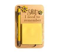 Support Pour Notes Autocollantes | Accessoire de Bureau Organisateur de Poste de Travail,Support Pour Notes Autocollantes Pour Bureau | Idee Cadeau pour Collègues Enseignants Employés Femmes et Hommes
