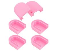 Support pour Ongle de Doigt Œil de Chat, Lot de 6, Rose | Pla et Résine Synthétique, Salon ou Diy, Outil Portable au Format Ergonomique