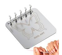 Support Pour Ongles Autocollants Outil De Manucure Stable À Base Magnétique