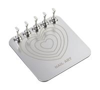 Support Pour Ongles Autocollants Outil De Manucure Stable À Base Magnétique