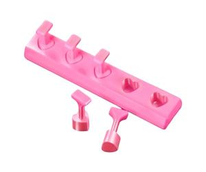 Support pour ongles lisses pour présentation professionnelle et pratique à domicile sans interférences