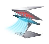 Support pour Ordinateur Aluminium, Support réglable pour Ordinateur Portable,Compatible avec MacBook Pro (Laptops 10"-17") - Gris