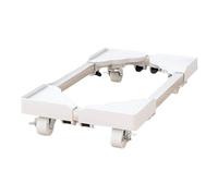 Support pour ordinateur, avec roulettes réglables en acier fin ABS | Roue extensible avec base pivotante de 40,6 x 22,5 cm et 1,7 kg, ce support pour CPU mobile facilite le mouvement pour un