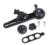 Support pour ordinateur de cyclisme et support de sonnette | 31,8 mm pour vélos de montagne / de route | Table de code multifonction avec fente pour caméra d'action | Plastique robuste léger (B)