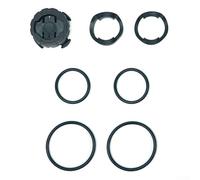 Support pour ordinateur de vélo avec quart de tour en nylon à libération rapide pour appareils compatibles Garmin avec anneau en caoutchouc pour plus de stabilité