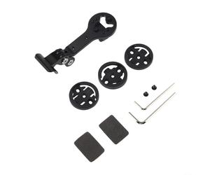 Support pour ordinateur de vélo BMC, adaptateur de potence en aluminium avec 3 bases, support GPS sécurisé anti-vibrations pour vélo de route, VTT, support noir léger (A)