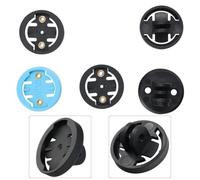 Support pour ordinateur de vélo compatible avec Garmin Bryton Wahoo | Support léger en ABS pour caméra de sport feu avant Noir 34 mm