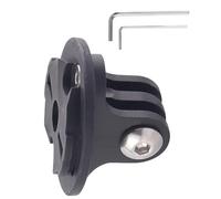 Support pour ordinateur de vélo et caméra de sport - Adaptateur de support d'éclairage avec base de fixation à dégagement rapide en ABS