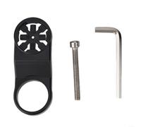 Support pour ordinateur de vélo Garmin pour bouchon de potence Bryton Noir | Convient pour Garmin pour Bryton, bouchon supérieur, verrouillage sécurisé, finition noire, essentiel pour le cyclisme de