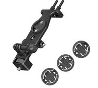 Support pour ordinateur de vélo pour caméra de sport - Assemblage simple - Fournit une capture vidéo fluide pendant que vous faites du vélo - Lien sur le guidon d'air