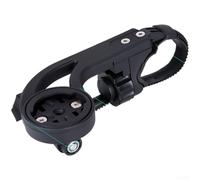 Support pour ordinateur de vélo pour Garmin et caméras d'action, support de guidon en nylon sans outil avec rembourrage en caoutchouc souple pour barres de 19 mm à 35 mm, noir (D)