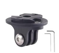 Support pour ordinateur de vélo, quart de tour vers bride de friction, adaptateur de support, support de caméra, support d'éclairage de vélo, espacement des trous 22 mm, support d'extension compatible