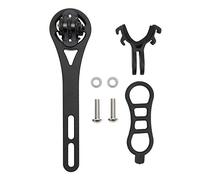 Support pour ordinateur de vélo - Support d'extension de siège GPS pour Bryton WAHOO - Accessoires de table de cyclisme (Garmin (avec support GoPro + clip d'éclairage)