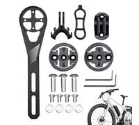 Support pour Ordinateur de vélo, Support étendu en d'aluminium pour Guidon de vélo, pour caméra d'action de Sport, Lampe de Poche, vélo, Route, trajets en Plein air