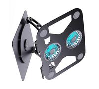 Support pour ordinateur portable à 2 ventilateurs avec rotation à 360 degrés et réglage de la hauteur de 50 mm à 290 mm pour tous les utilisateurs Support réglable pour ordinateur portable