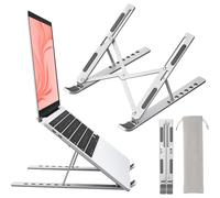 Support pour ordinateur portable au design ergonomique pour une meilleure posture, panneau inférieur ajouré pour une ventilation optimale, format