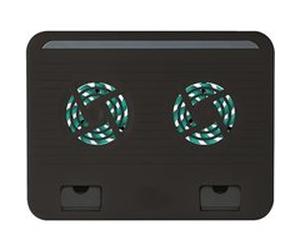 Support pour ordinateur portable avec système de refroidissement Trust Cyclone Noir Noir G