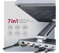 Support pour ordinateur portable - AXAGON - HMC-STND - USB-C - 100W - HDMI 2.0